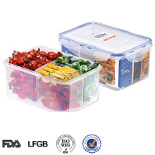 L Custom logo 3 compartment microwave food container